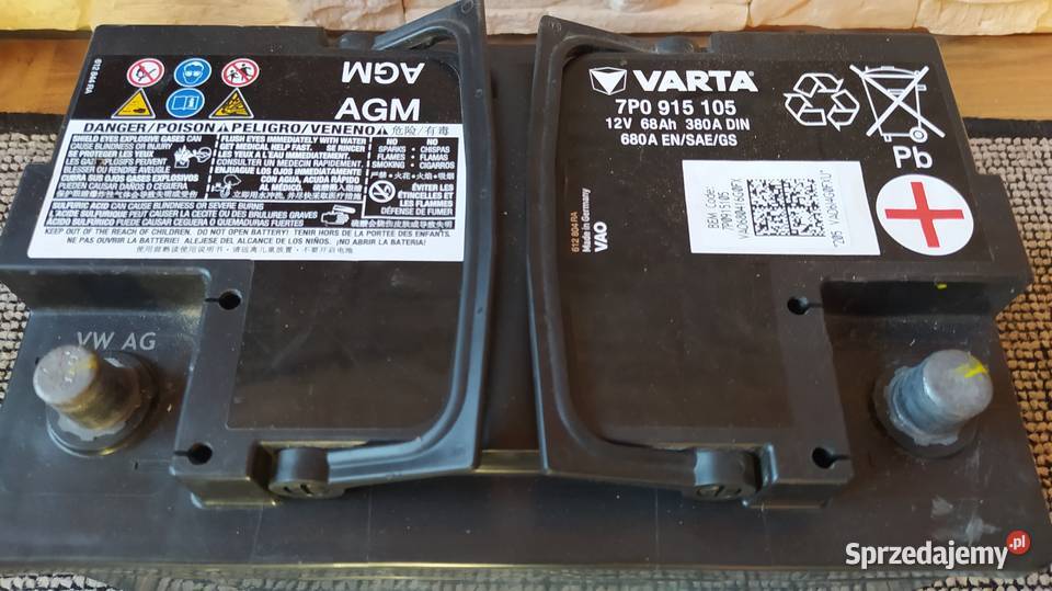 Akumulator Varta AGM 680AH 680a Turze Pole