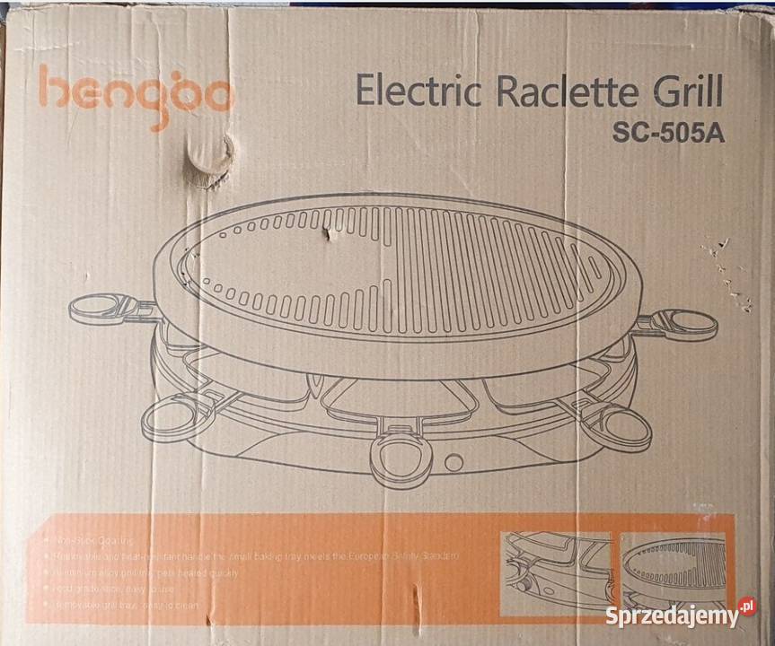 Grill elektryczny hengbo SC505A kolor czarny