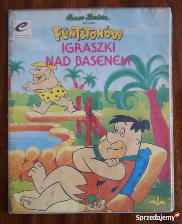 Hanna Barbera Flintstonowie Igraszki basenem Rok wydania 1992 Parczew sprzedam