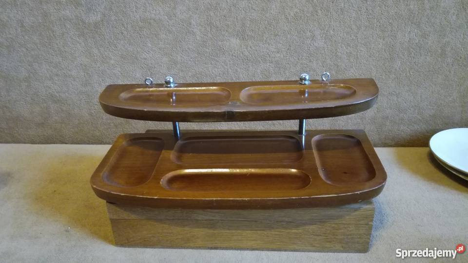 Półka z egzotycznego drewna Wyposażenie wnętrz Nysa