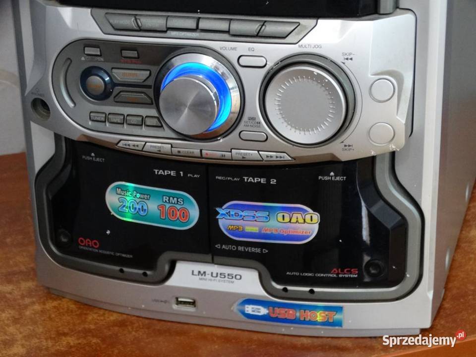 Wieża LG USB mp3 CD RDS AUX WYSYŁKA Jasło