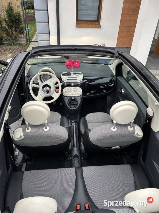 Fiat 500 Fiat 500 c w super stanie mały przebieg aluminiowe felgi podkarpackie Rzeszów