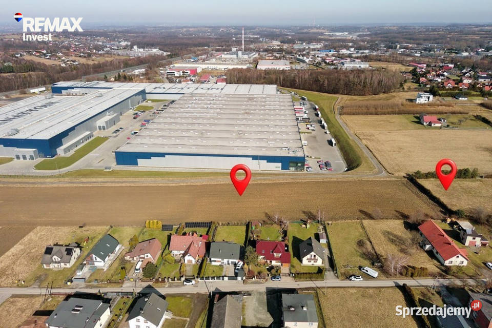 Działki usługowe 326 ha BielskoBiała obok S52