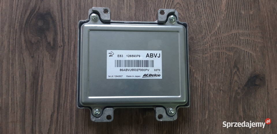 KOMPUTER SILNIKA GM12659379 ABVJ Części samochodowe śląskie Ruda Śląska sprzedam