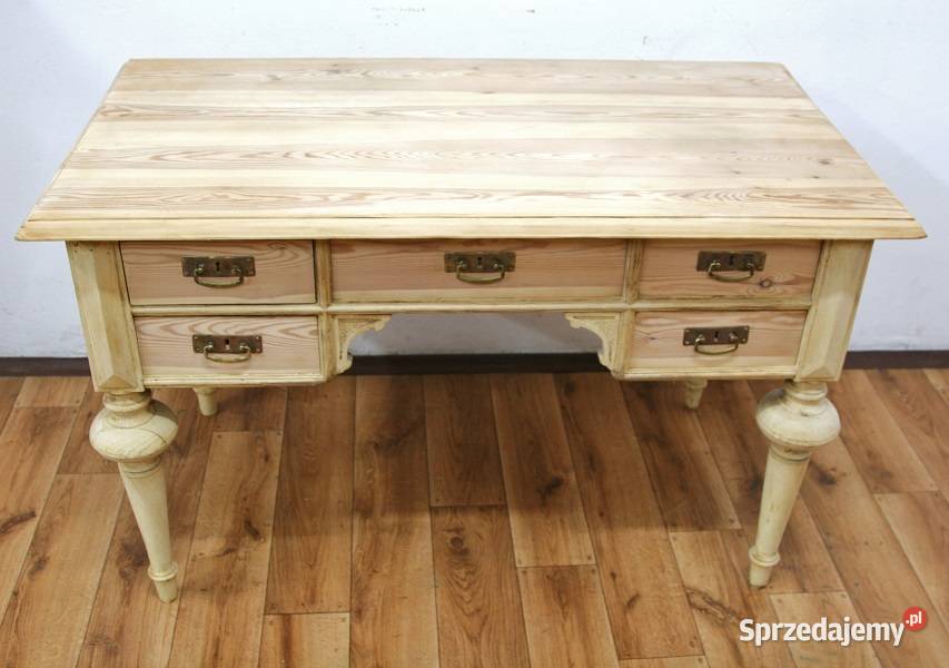 Biurko Eklektyczne Oczyszczone AntykiMarki mazowieckie Marki