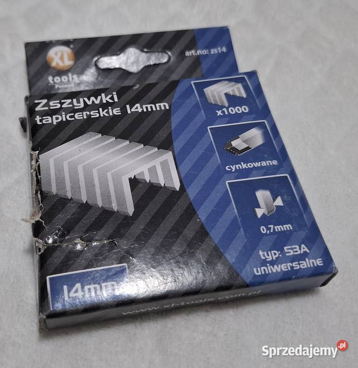 Zszywki tapicerskie 14mm uniwersalne 1000 Pozostałe Pozostałe śląskie Czeladź