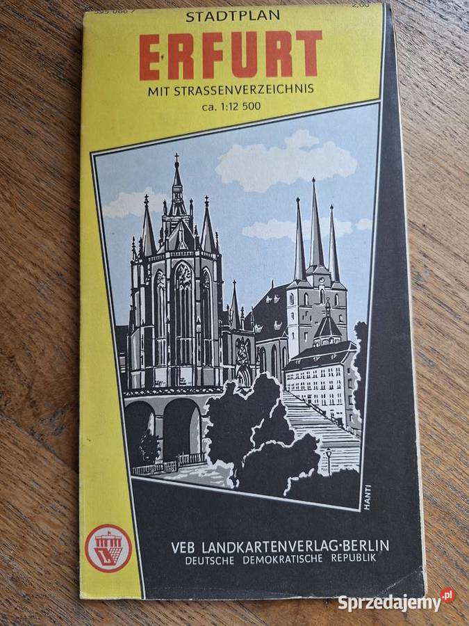 Stadplan Erfurt 112 500 mapa