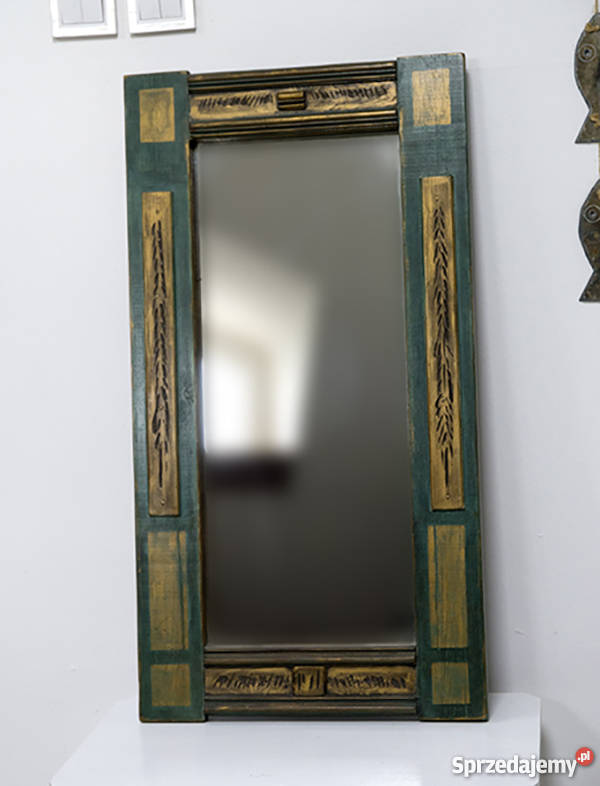 Lustro w ramie drewno Poznań