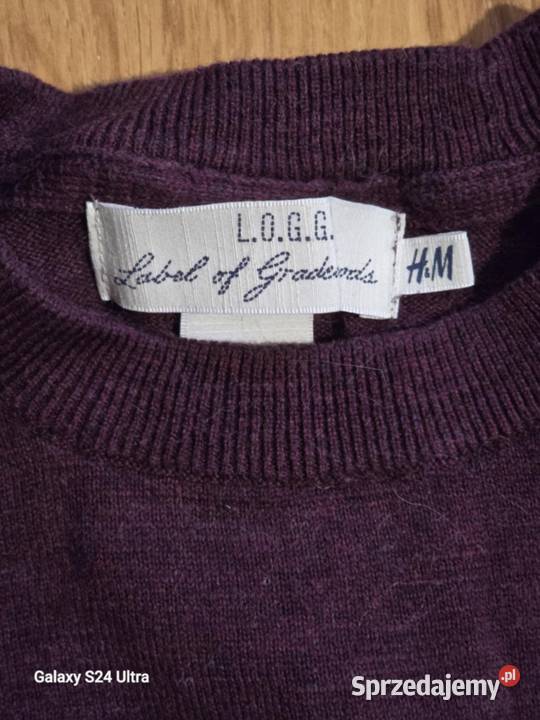 Sweter męski idealny do koszuli z krawatem size Bez kaptura  Żory