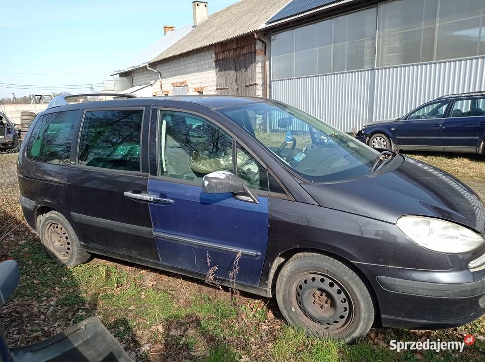 Peugeot 807 20 100 kW 2007 r dawca części wielkopolskie Szklarka Myślniewska