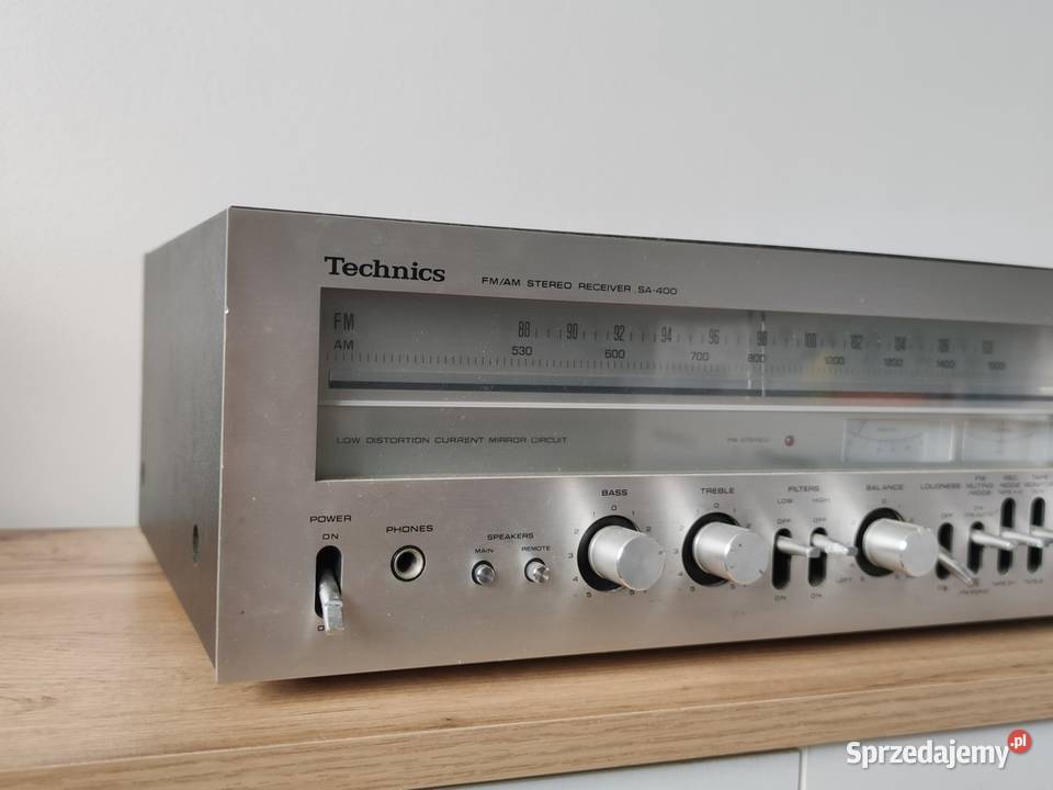 Technics SA400 analogowy amplituner aluminiowy Świdwin