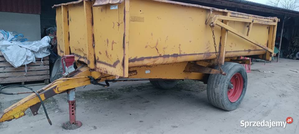 Przyczepa skorupowa z kiprem 7 ton dokumenty