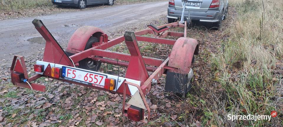 Przyczepa podlodziowa dmc 750 450x120 z Żary sprzedam