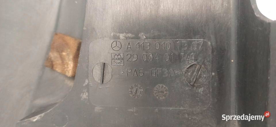 MERCEDES W211 OSŁONA SILNIKA A1130101367 osobowe