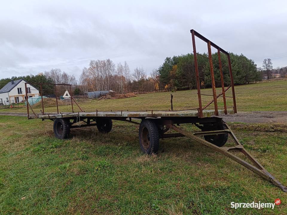Platforma do wożenia bel balotów przyczepa sprzedam