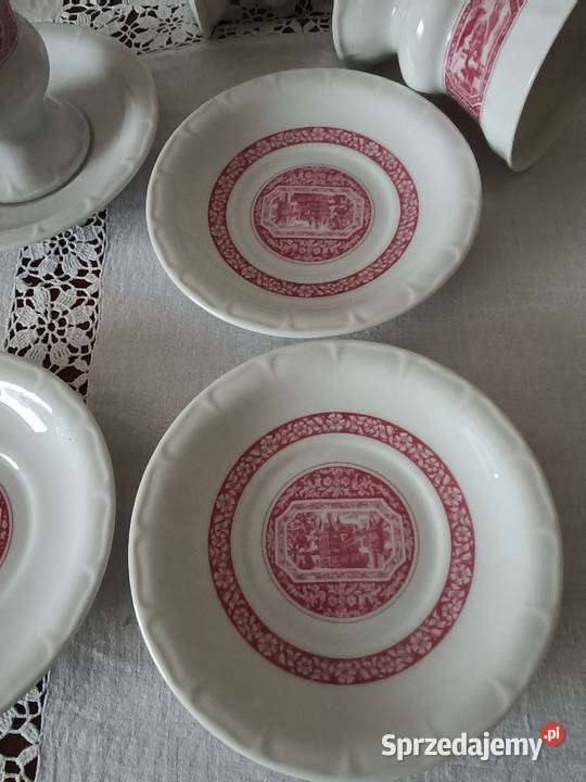Porcelanowe sygnowane kufelki pucharki kubki Gorlice