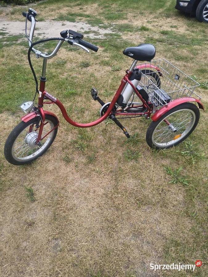 Rower trzykołowy elektryczny Wiśniew