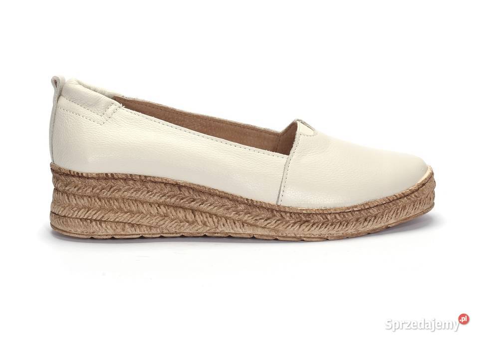 Espadryle Balerina 36 41 biały