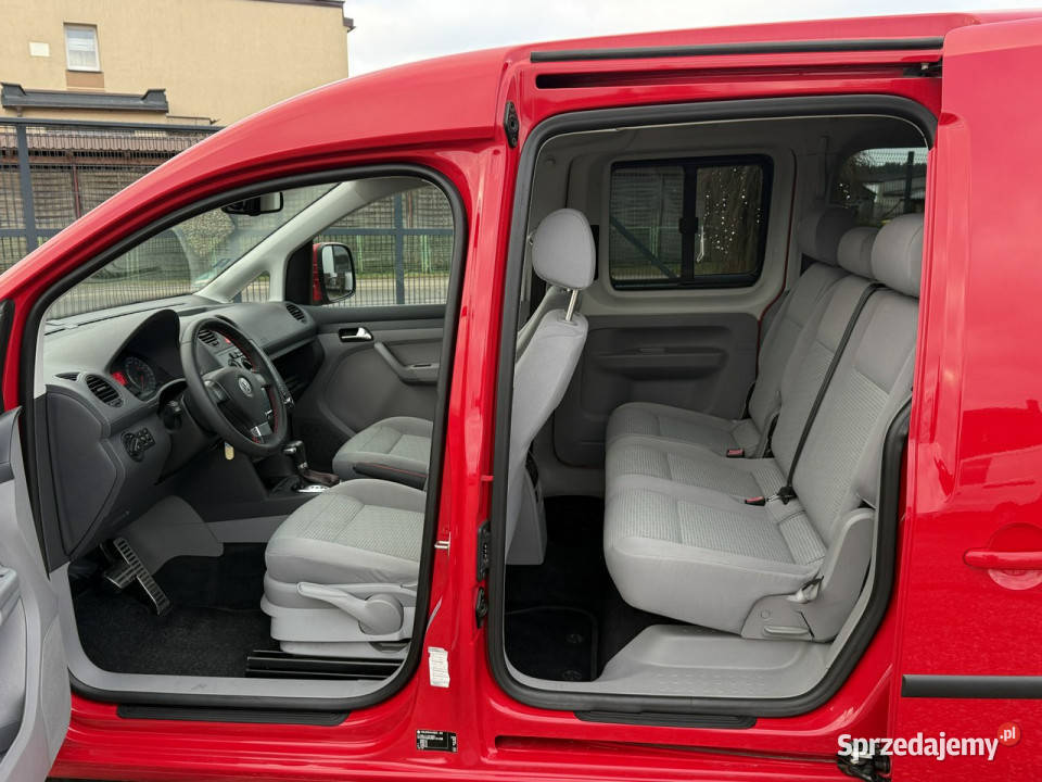 Volkswagen Caddy MAXIDSG19 tdi7osobowynowy Rok produkcji 2009 pomorskie Dąbrowa