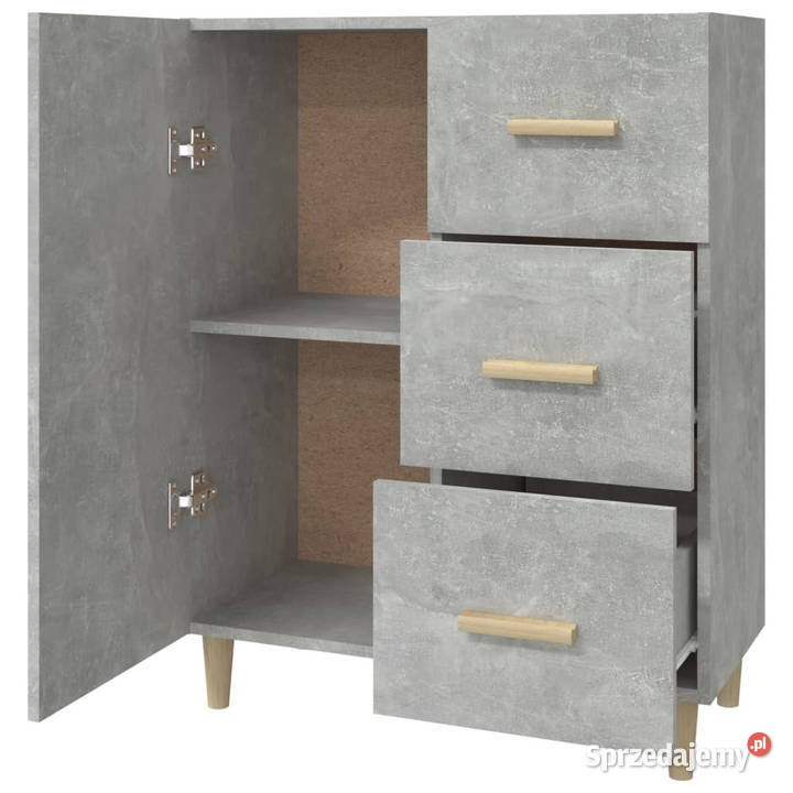 Szafka szarość betonu 695x34x90 materiał Warszawa