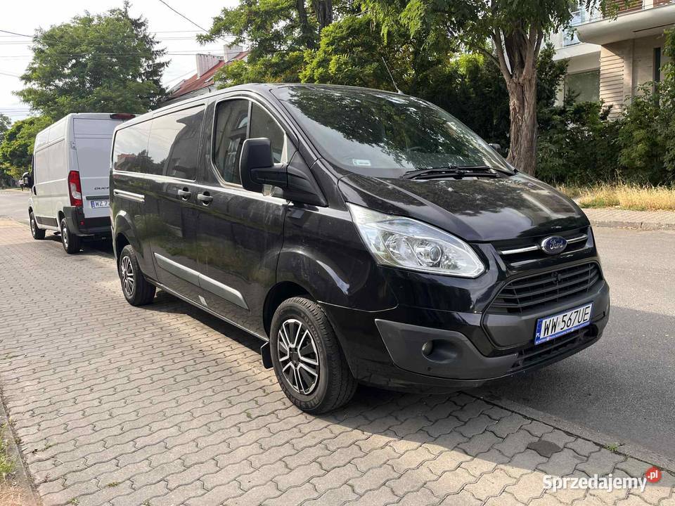 Ford transit Custom CZARNY długi ŚLICZNY hak ASR (kontrola trakcji) Gliwice