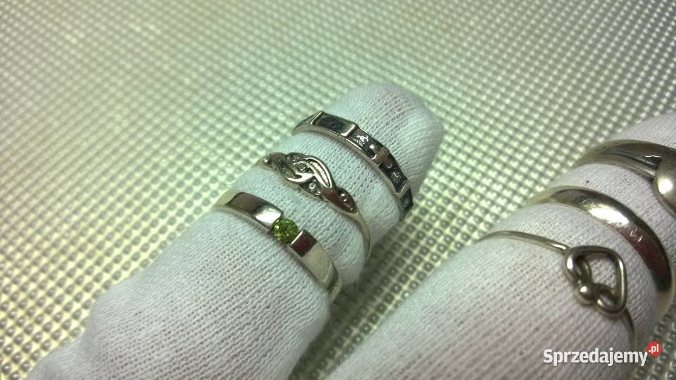 pierścionki 6 SREBRO 925 0124 Warszawa sprzedam