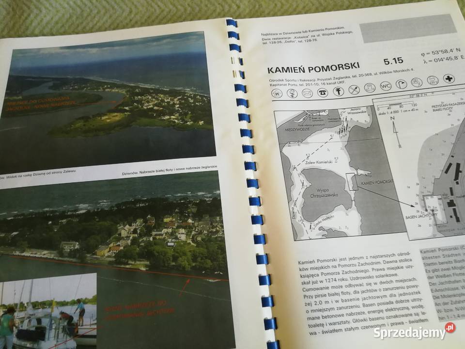 Jachtem Zalewie Szczecińskim 1994 rPrzewodnik marynistyka, żeglarstwo zachodniopomorskie