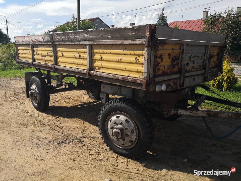 Przyczepa ciągnikowa 6 ton bez rejestracji Kiernozia