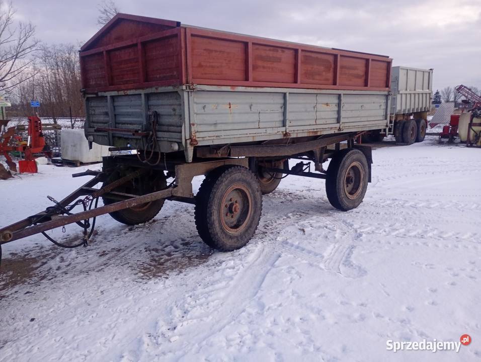 Przyczepa wywrotka rolnicza D 47 nieuszkodzony Sieradz