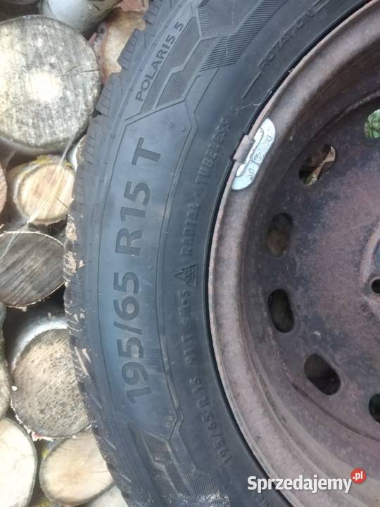 Sprzedam opony zimowe firmy barum 15 z felgami Średnica 15" Janów Lubelski