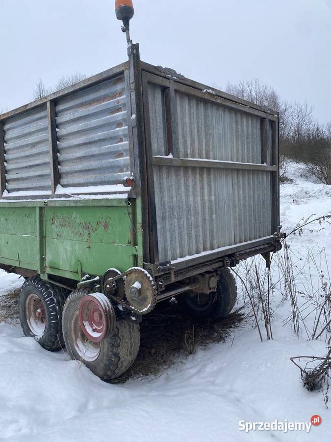 Rozrzutnik obornika przyczepa objętościowa nieuszkodzony