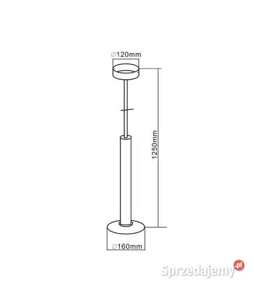 Lampa wisząca HAT 1 czarna Light Prestige Wadowice