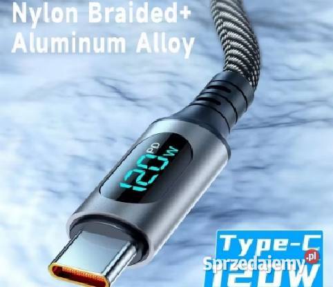 Kabel ładujacy USB A na USB Typ C z wduowanym Wrocław