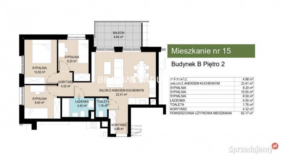 Mieszkanie sprzedam 6516m2 4pokojowe Kraków Rok budowy 2025