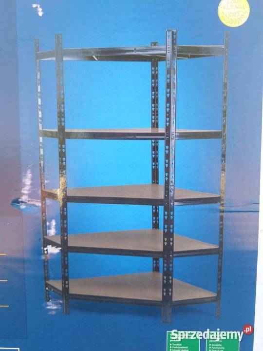 NAJTANIEJ Regał Warsztatowy Narożny x5 Półek 875 śląskie Zabrze