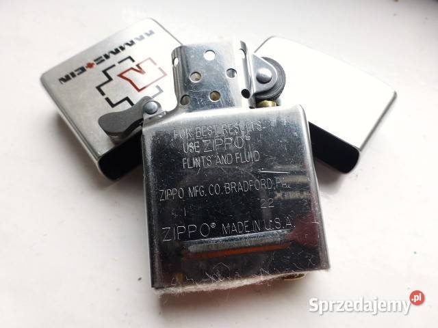 Super Zapalniczka Zippo Rammstein Custom Grawer Pozostałe mazowieckie Warszawa sprzedam