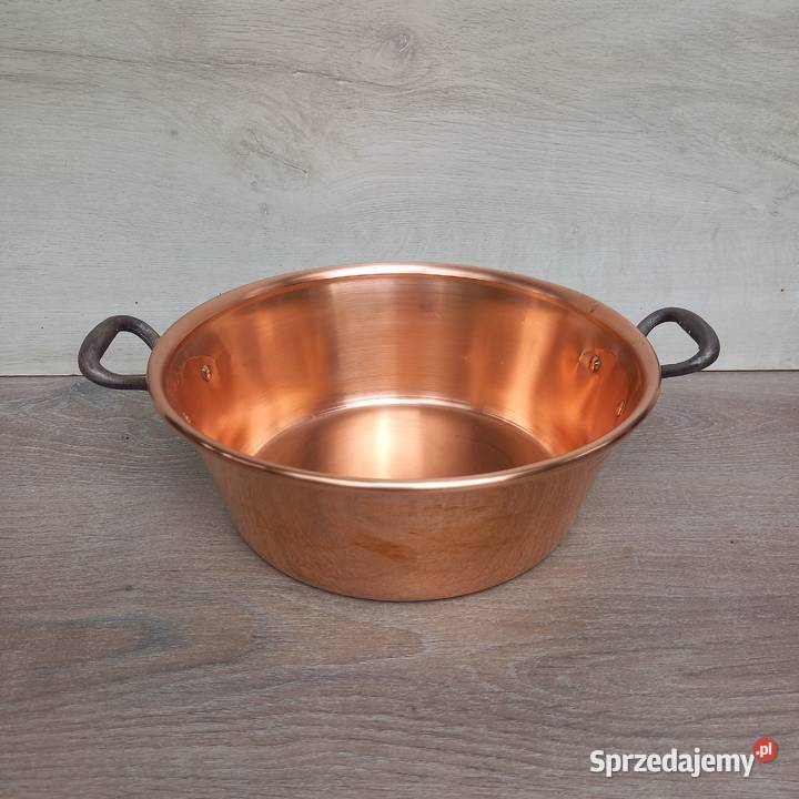 Miedziana misa miedziany garnek do konfitury poj Warszawa