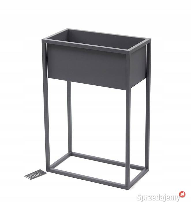 Kwietnik Metalowy Stojak 60x40 skrzynka LOFT Sobienie-Jeziory