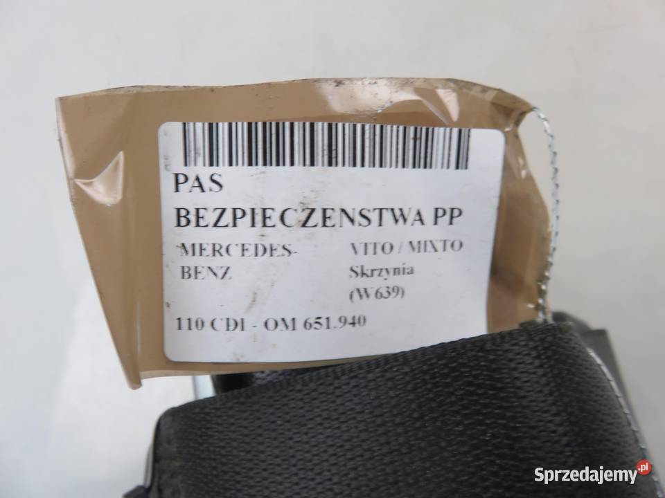 PAS PRAWY PRZEDNI MERCEDES VITO 639 A6398603985