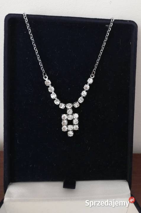 Naszyjnik z kryształkami na łańcuszku Lublin