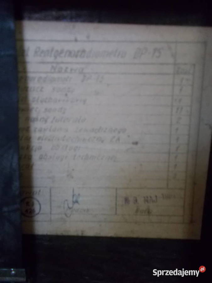 Stara Skrzynka Rentgenoradiometru Lata 80PRL Szczecin