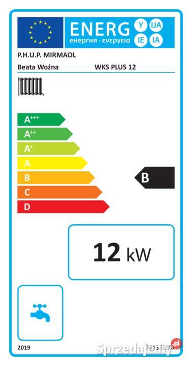 Kocioł piec co węgiel drewno 12kW do 110m2 5
