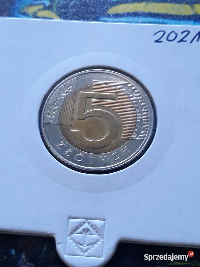 5 złotych 2021 r mennicze Konin