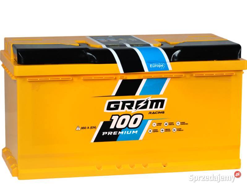 Akumulator Grom Racing 100Ah 850A PŁOCK CHOPINA Akumulatory Płock