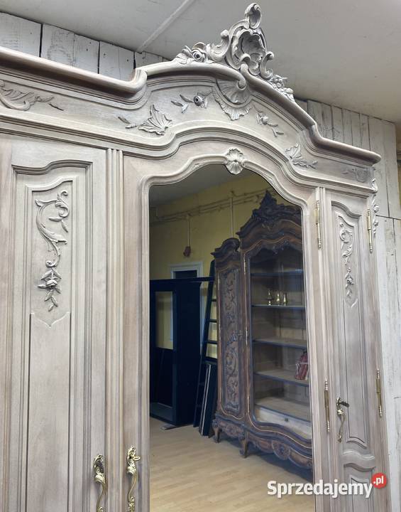 Szafa kremowa 3drzw LUDWIK XV Francja 1908 Wrocław