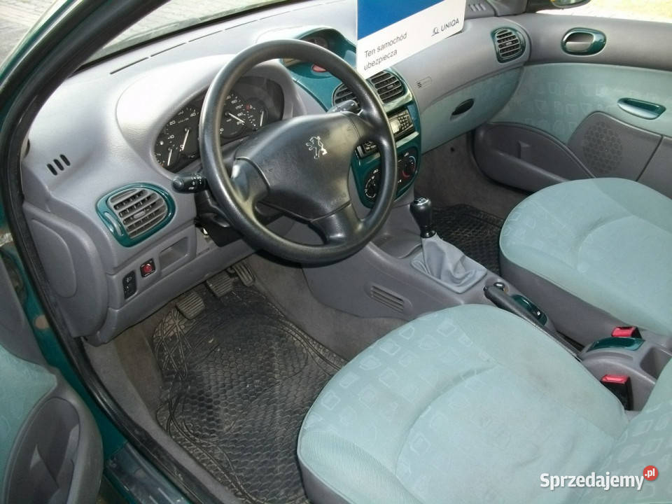 Peugeot 206 90 1997 3 diesel tan techniczny