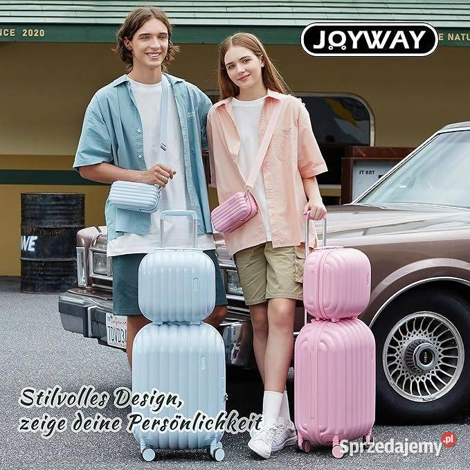 Joyway walizka na kółkach kuferek zestaw Ciemierów sprzedam