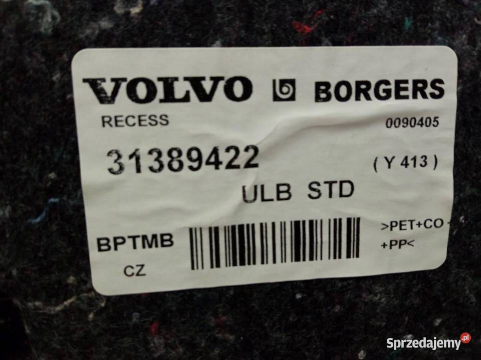 PODŁOGA BAGAŻNIKA WYKŁADZINA WKŁAD OSŁONA