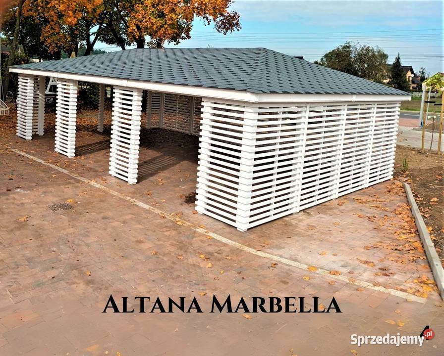 Altana drewniana nowoczesna Marbella Szybka małopolskie Olkusz