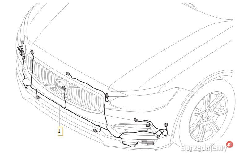 VOLVO S90 V90 II wiazka instalacja przedniego Bielany Wrocławskie